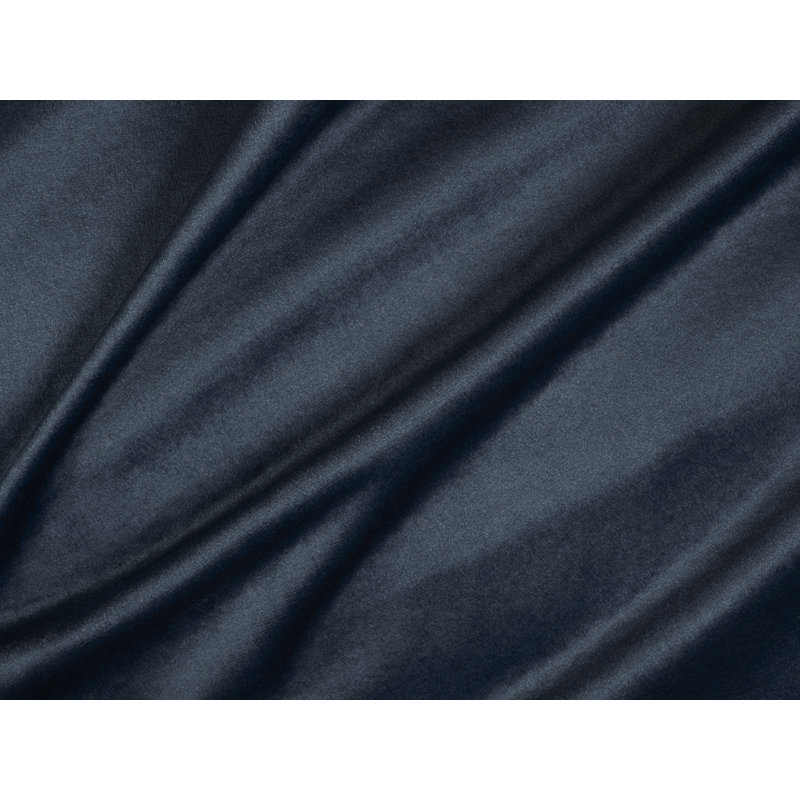 Unic Velvet Chaise Lounge, Left-Arm Chaise, Midnight Blue
