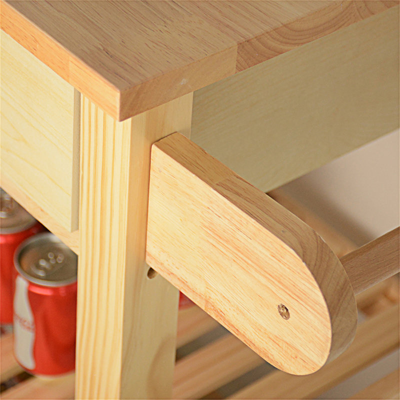 Îlot de cuisine et chariot de cuisine (tabouret non inclus)