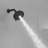 Single Handle 1-Spray Round Rain Shower Faucet Set 1.8 GPM With High Pressure Shower Head-113543333