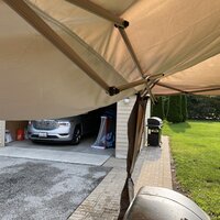 Arlmont & Co. Clata Outdoor Canopy Patio Gazebo Tent with Elegant Corner  Curtain for Backyard, Party, Brown 13 Ft. W x 13 Ft. D Metal Pop-up Canopy  & Reviews