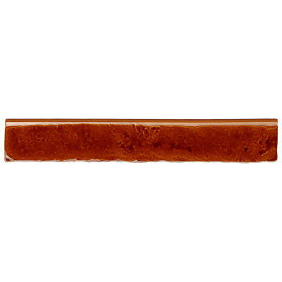 Wabi Sabi 1.5x 9 Crackled Glossy Ceramic Bullnose Tile Trim
