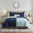 Nestl All Season Solid Lightweight Down Alternative Reversible Comforter-985451503-985451510
