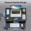 Adjustable Height Modular Iron Standing Desk-2036963523