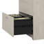 Ensemble de bureau d'ordinateur avec clapier 4 articles Kaionna-53821899