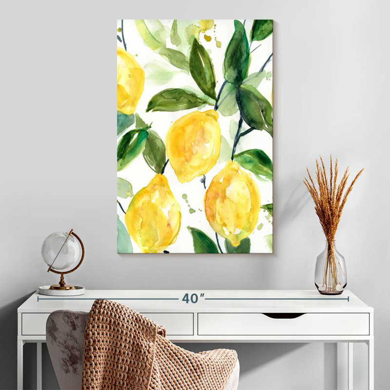 Yarlin Lemony Branch II, 30" H x 20" W