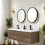 Meuble-lavabo et lavabo modernes en bois peu encombrant pour la maison