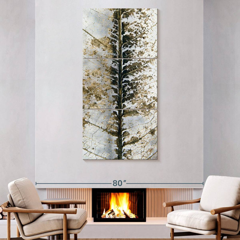 Leaf Structure, 80" H x 39" W
