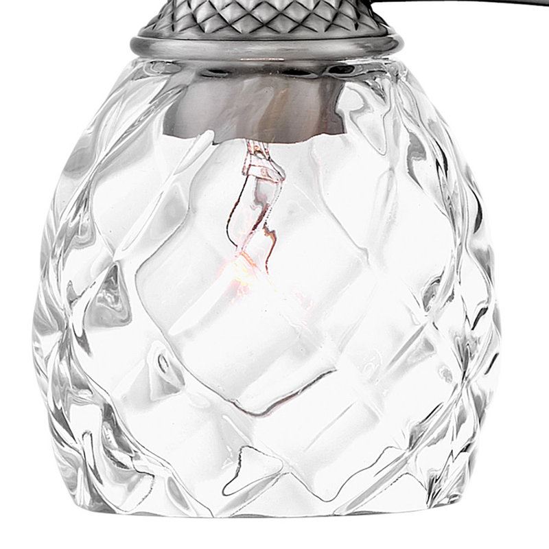 BATH PLANTATION Bath Five Light, Silver/White