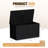 245 Gallon Outdoor Indoor Lockable Resin Deck Box With Removable Dividers-108191041