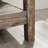 Lateral File With Rustic Style, Brown Finish