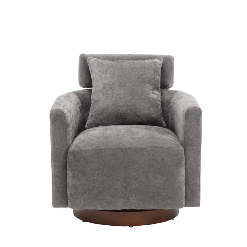 multi-gear adjustment backrest, soft and comfortable chenille fabric, ergonomic design  chair, Gray Chenille