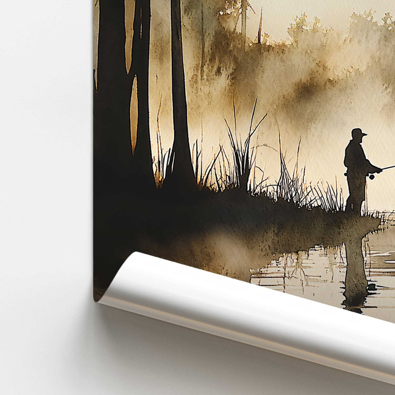 «Still Waters Cast», impression roulée, H 8 po x l 10 po