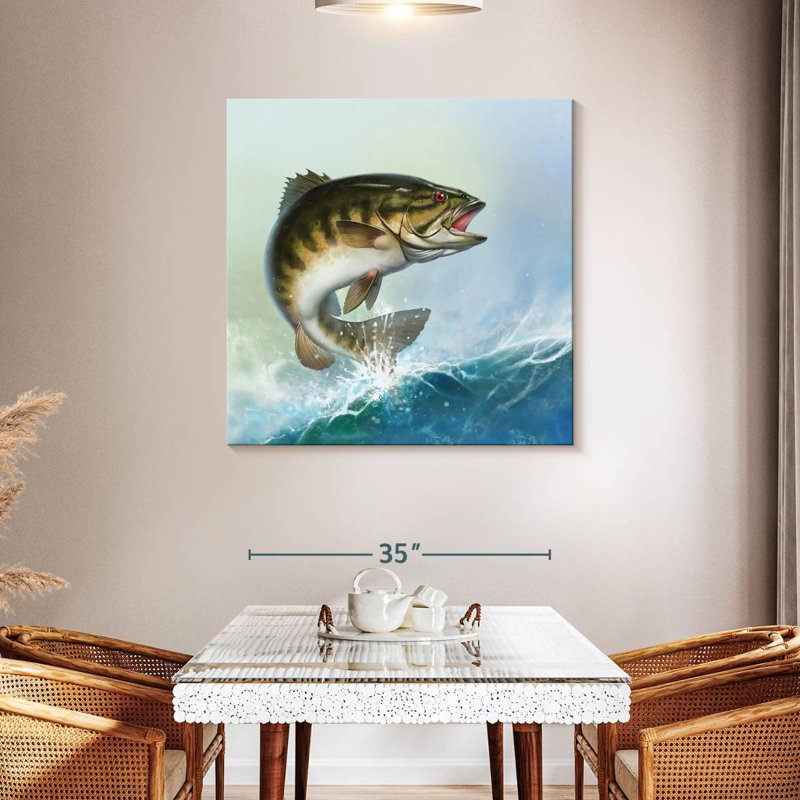 Brampt Bass, 39" H x 39" W