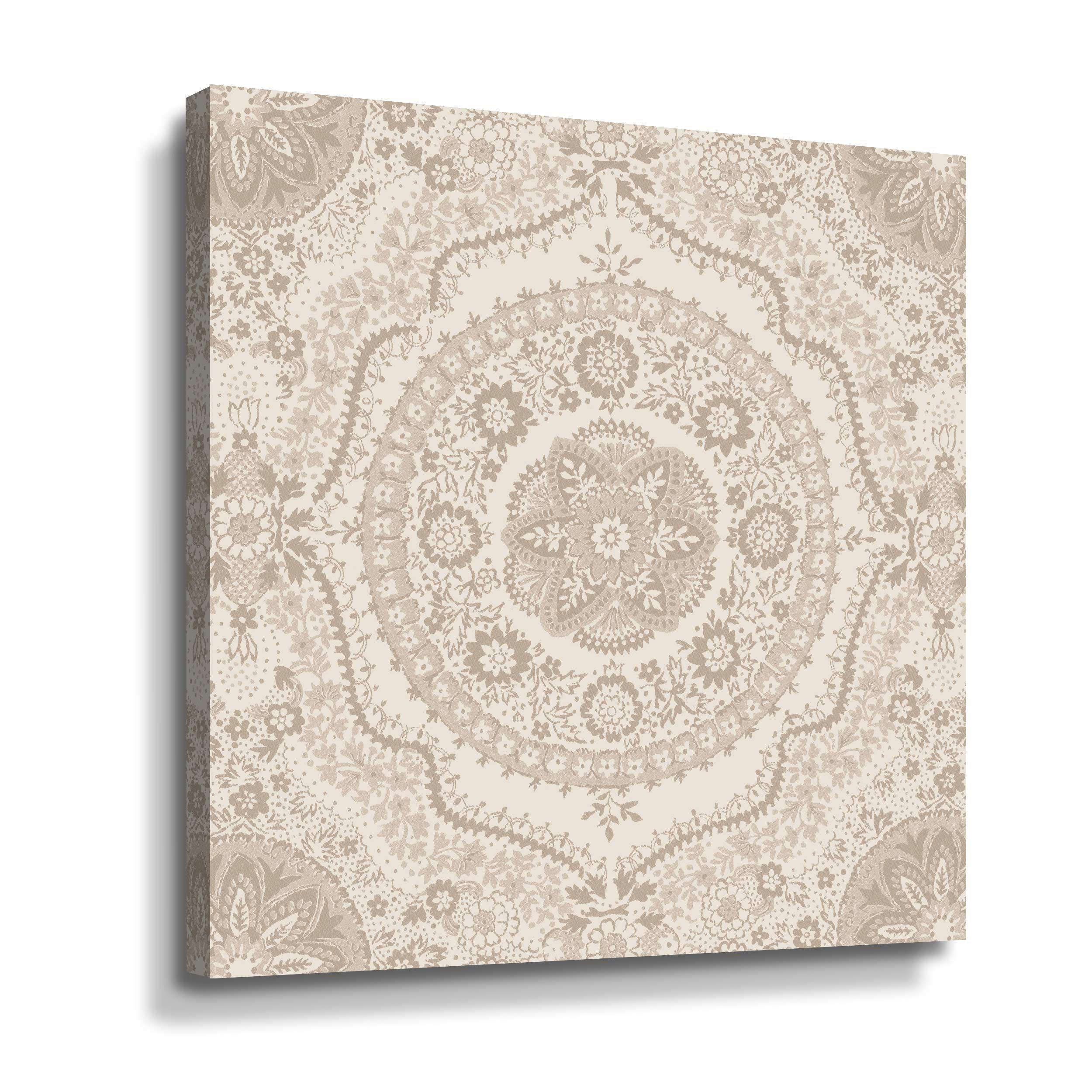 Zen Mandala Gallery Bungalow Rose Size: 24 H x 24 W, Format: Wrapped Canvas