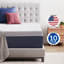 Matelas en mousse viscoélastique gélifiée 14 po avec housse amovible-198551042-198551041