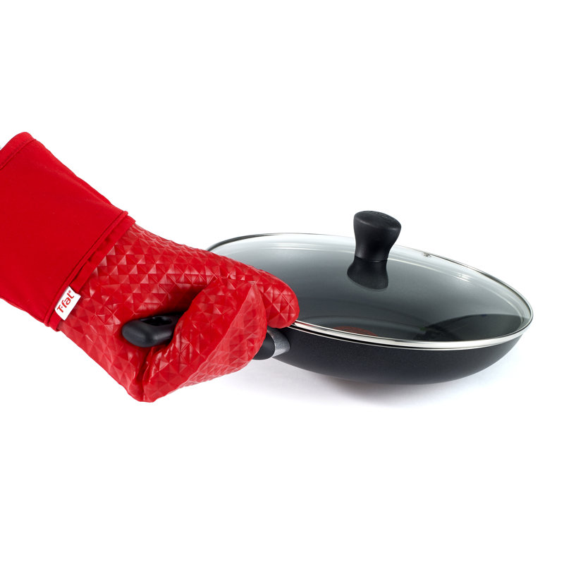 Gant de cuisine gaufré T-fal, Rouge
