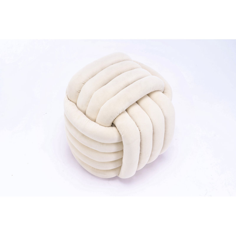 Repose-pieds en tissu Chenille