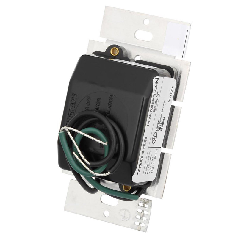 Commande murale sur ventilateur de plafond rotative on/off