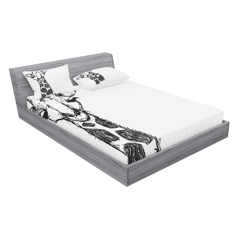 Microfiber Sheet Set, Queen Sheet Set + Fitted Sheet + 2 Pillowcases