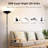Dimmable LED Torchiere Floor Lamp,  Touch Control, 3000K Warm White, Long Lifespan For Living Room & Bedroom-1286379645