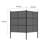 Outdoor 47"l X 47"h Privacy Fence Panels With Ground Stakes, All-Weather No-Dig Fence Kit for Air Conditioner, Trash Can, Pool Equipment Enclosure
