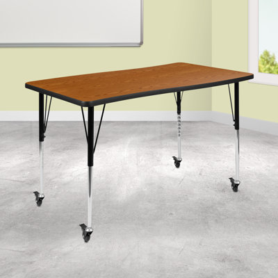 Table d'activité rectangulaire à hauteur réglable Goddard l 28 po x L 47,5 po