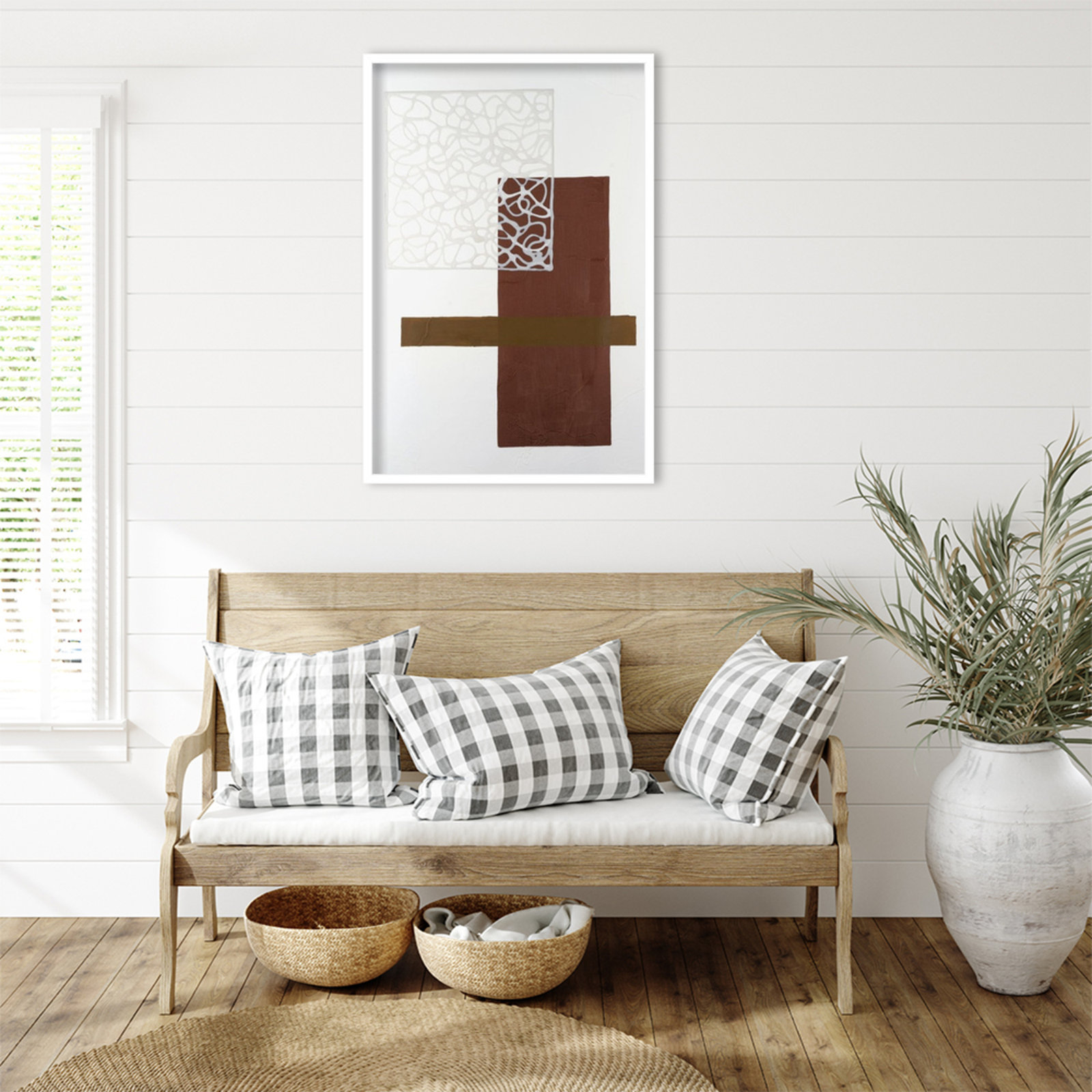 Nooks and Crannies No. 4 Print, 33" H x 23" W, White