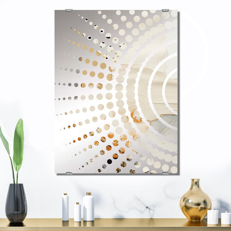 Miroir mural Denir - Abstract Collages MIR131734, 32 po x 24 po