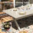 9 Pieces Outdoor Dining Set With Rectangular Dining Table And 8 Chairs-1414717190-1414717189