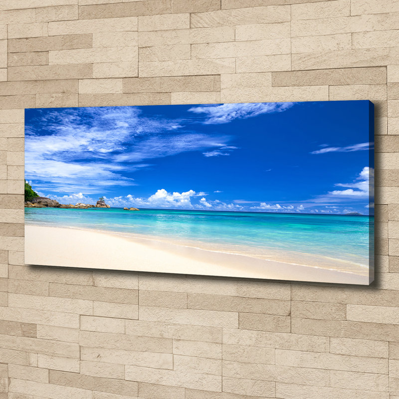 Tropical Beach - Wrapped Canvas Print