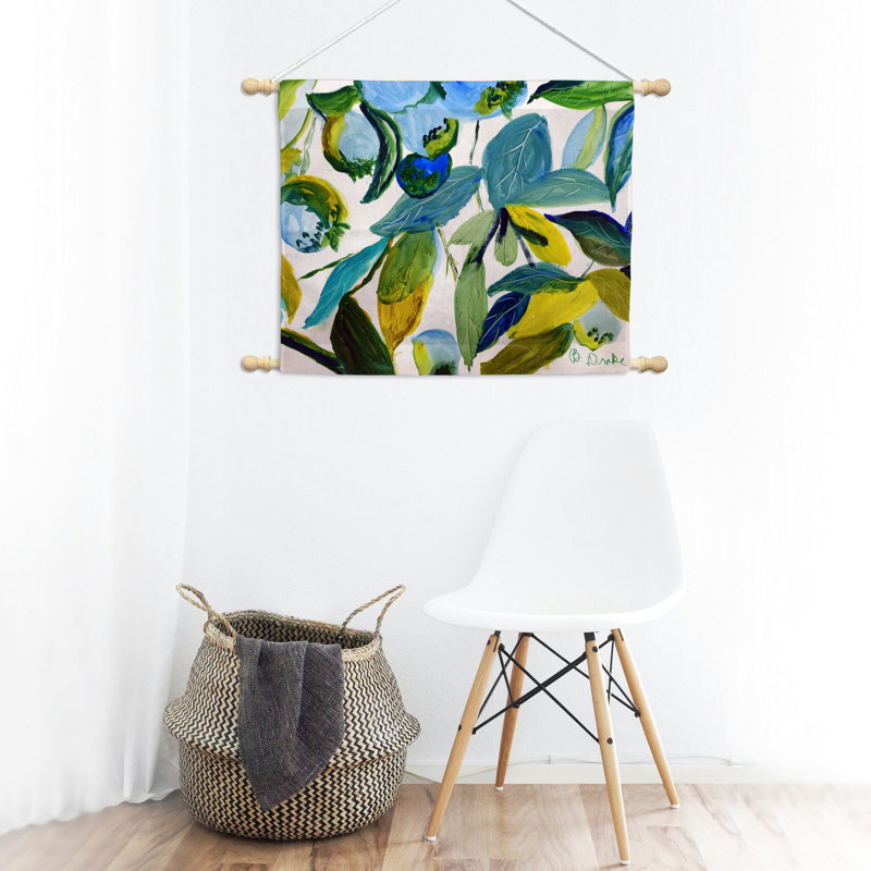 Tente murale en polyester bleuet Betsy