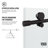 Elan E-Class 56-60" W x 66" H Sliding Frameless Tub Door with 3/8" Fluted Glass-79654571