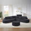 Ensemble de canapé modulaire en tissu chenille-554017515