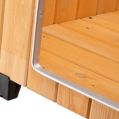 Wood Portable Igloo Style Dog House