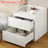 23.6" 2-Drawer Nightstand-434150829