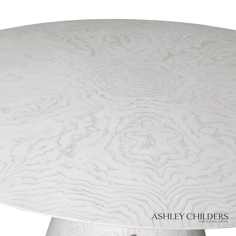 Spheres Center Table, 30"H x 60"L x 60"W, White