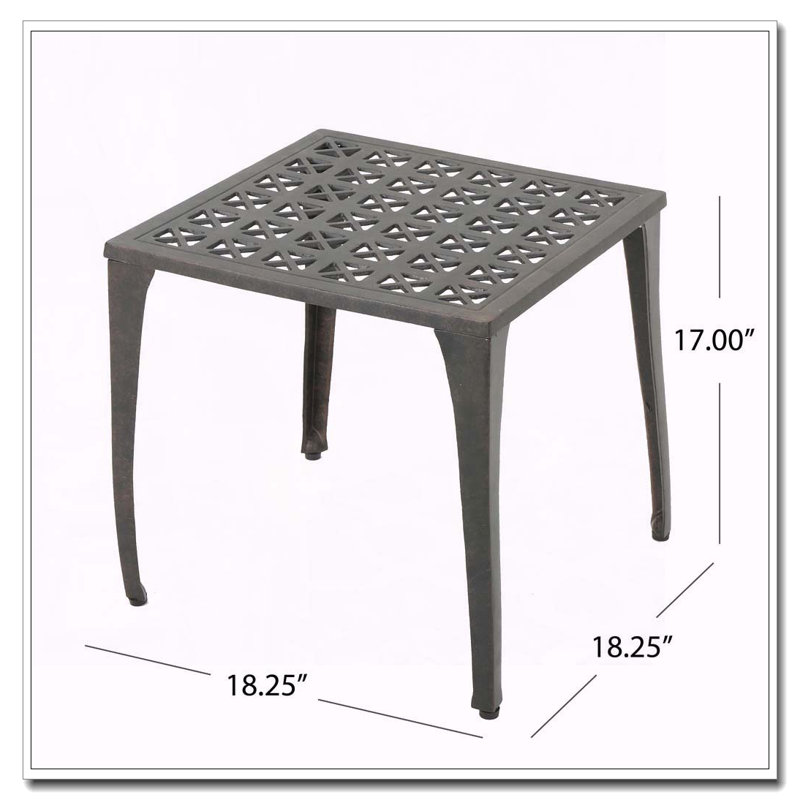 Table d'appoint d'extérieur 18 po