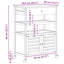 Bamboo Bar Cart