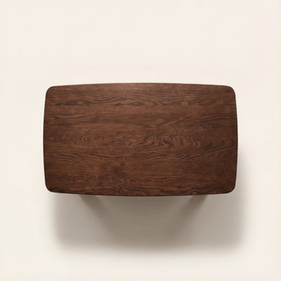 Solid Oak Coffee Table With Shelf by Latitude Run