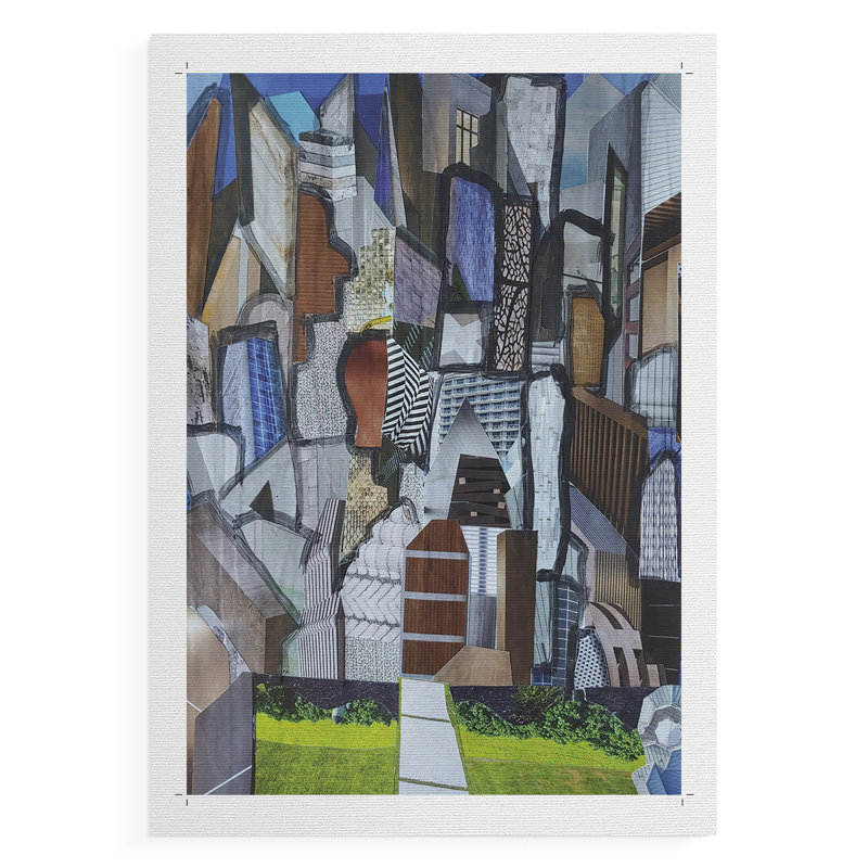 Chicago Grant Park - Impression sur toile seulement - NON-CADRE, H 18 po x l 12 po