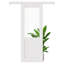 Porte de grange coulissante 80 po en verre transparent semi-transparent 80 po avec quincaillerie (aucun assemblage requis)-111083465