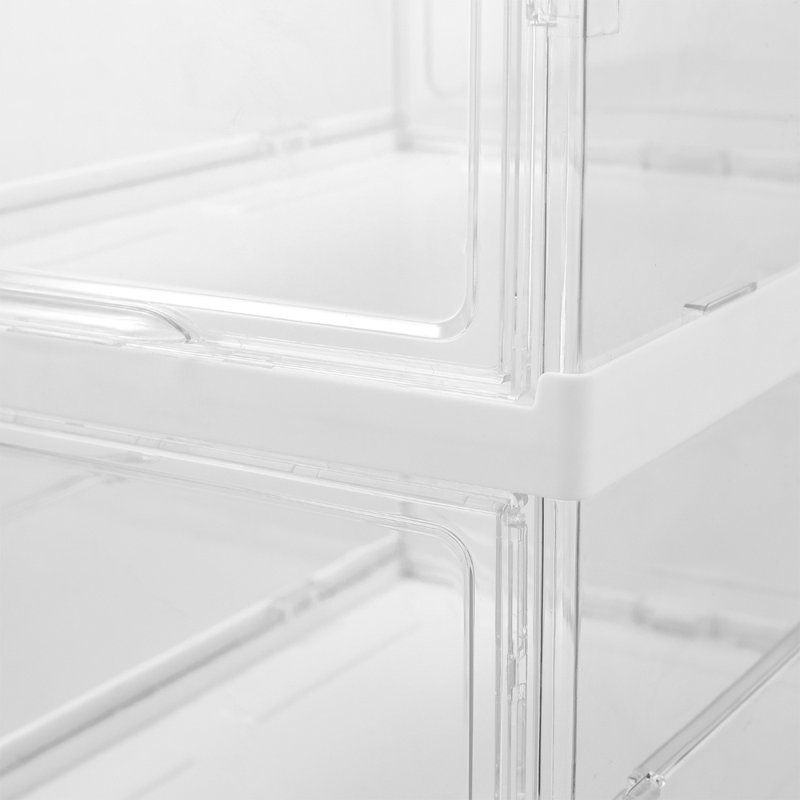 6 Pair Stackable Shoe Rack