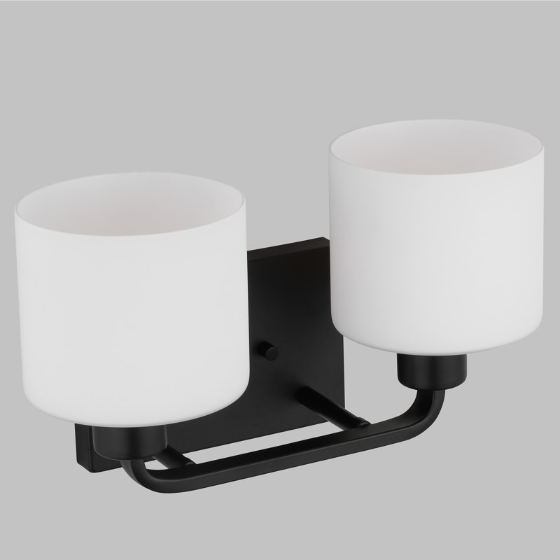 Éclairage pour meuble-lavabo à 2 lumières à intensité variable Emmeram