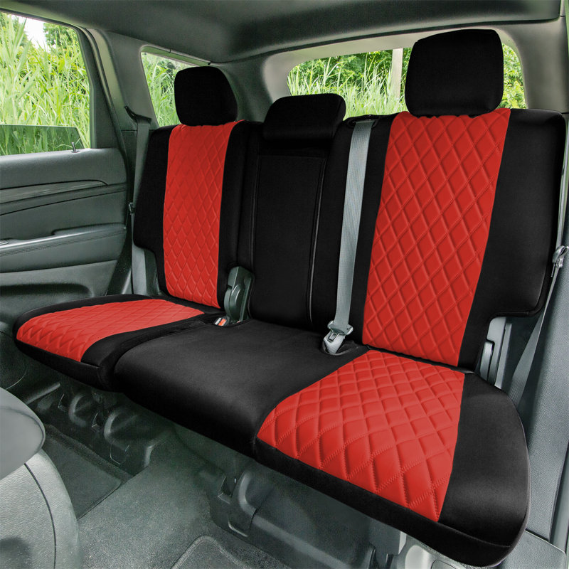 Ensemble de housses de siège d'auto en néoprène sur mesure pour Jeep Grand Cherokee 2011 2021, Rouge