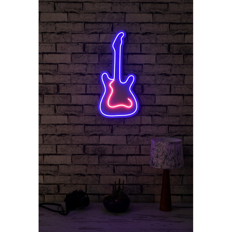 Flexible LED Neon Strip Lights, 16.5 ft, Waterproof IP67, Blue & Pink | 12V DC, 25.2 Watts | A+ Energy Rated, Built-in Wall Hanging System, Perfect for Home Decor, Parties & Events | Durable PVC Foam Template