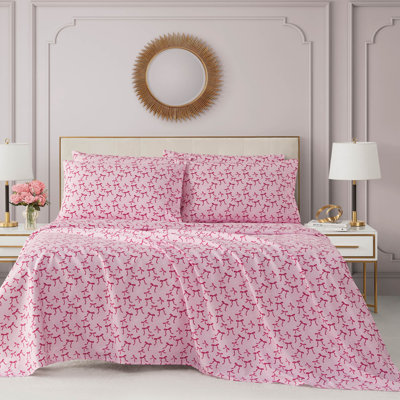 Juicy Couture Microfiber Sheet Set with Extra Pillowcase(s)