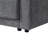 Modular Sectional Sofa with Storage Console and Movable Ottoman-1249968917
