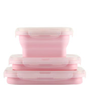 Darchell 12 Glass Food Storage Container (Set of 12) Prep & Savour Color: Pink