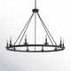 Poynor 10 Light Metal Dimmable Chandelier