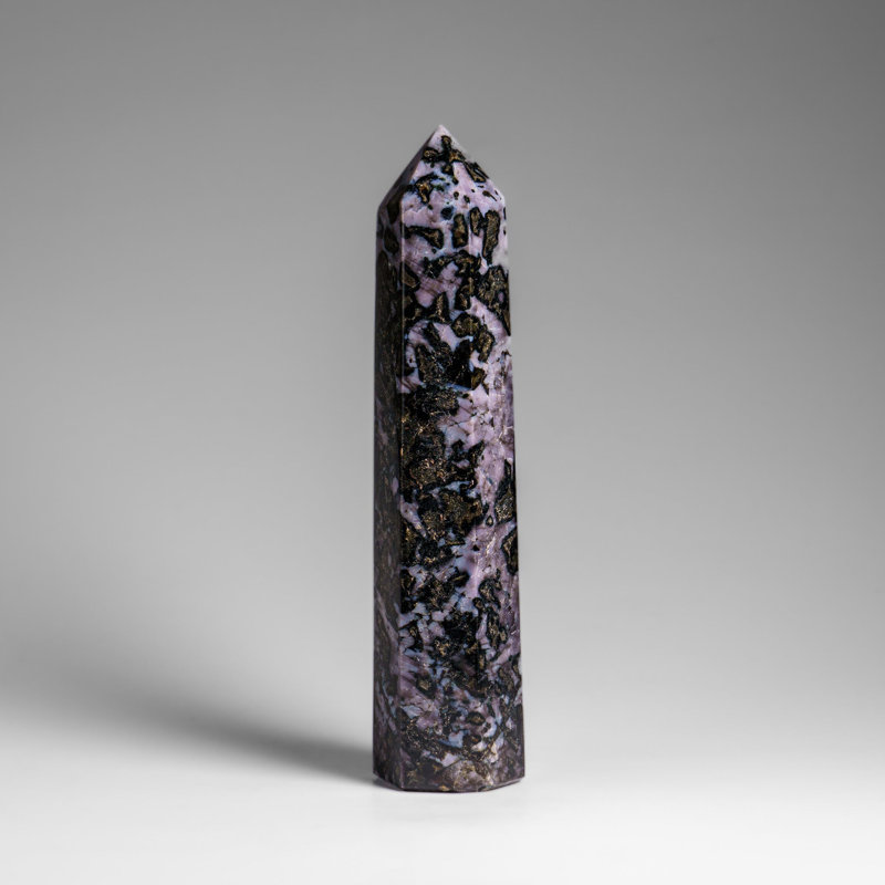 Genuine Polished Indigo Gabbro Point From Madagascar (.9 Lbs)